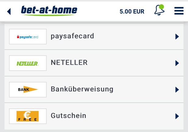 Gutschein bei bet-at-home