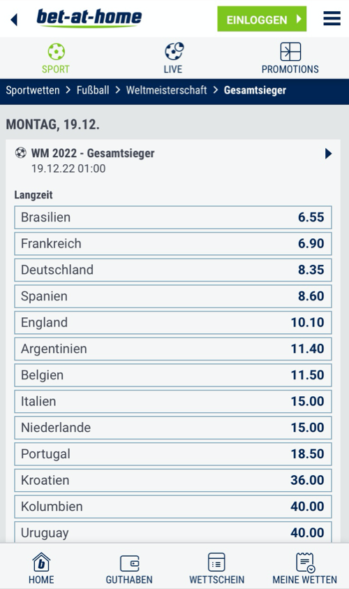 bet-at-home WM Wetten