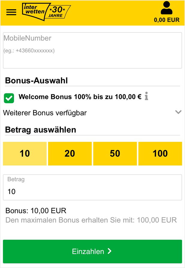 MuchBetter bei Interwetten