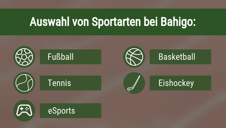 Sportarten bei Bahigo