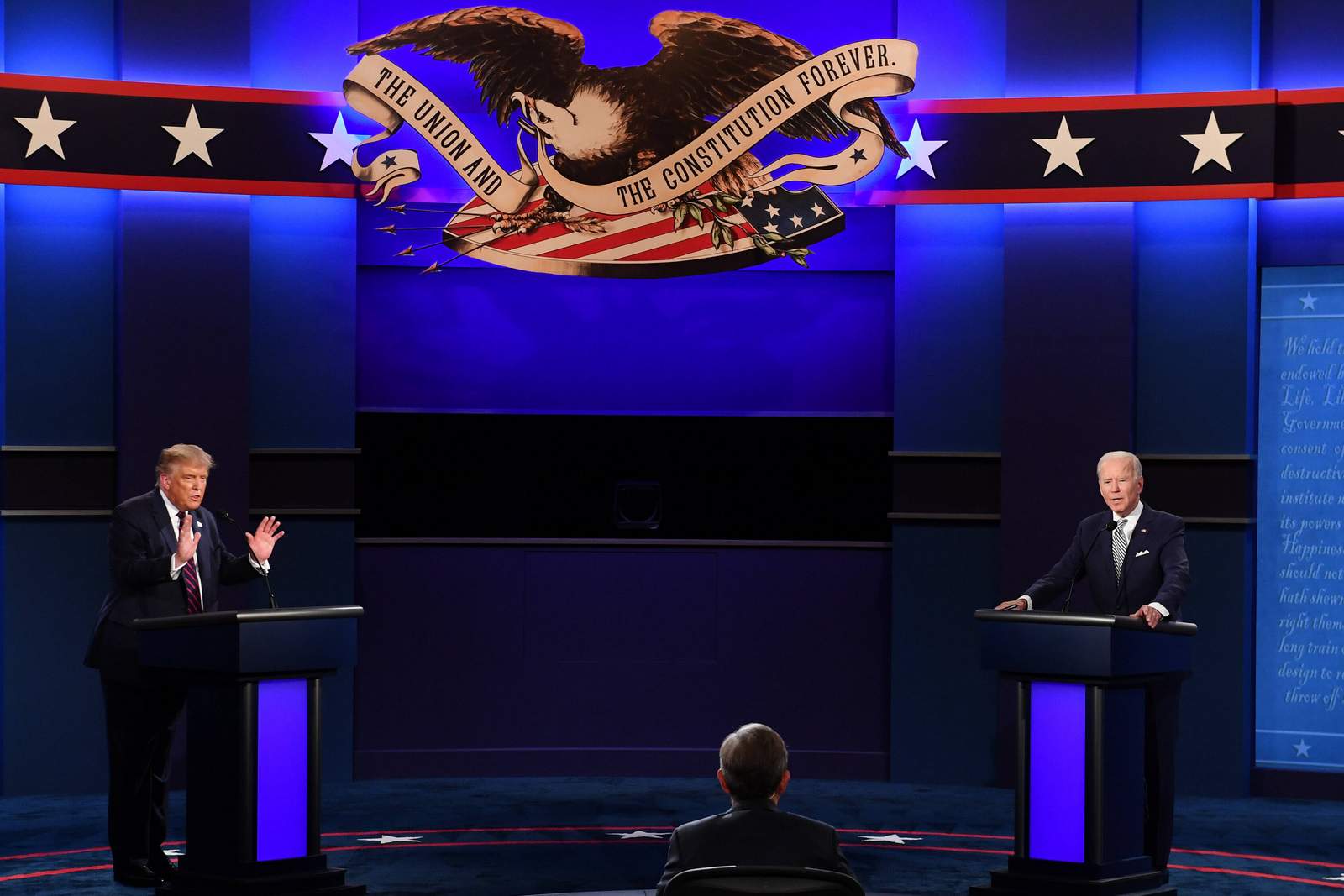 trump biden tv duell usa TV Duell zwischen Donald Trump und Joe Biden