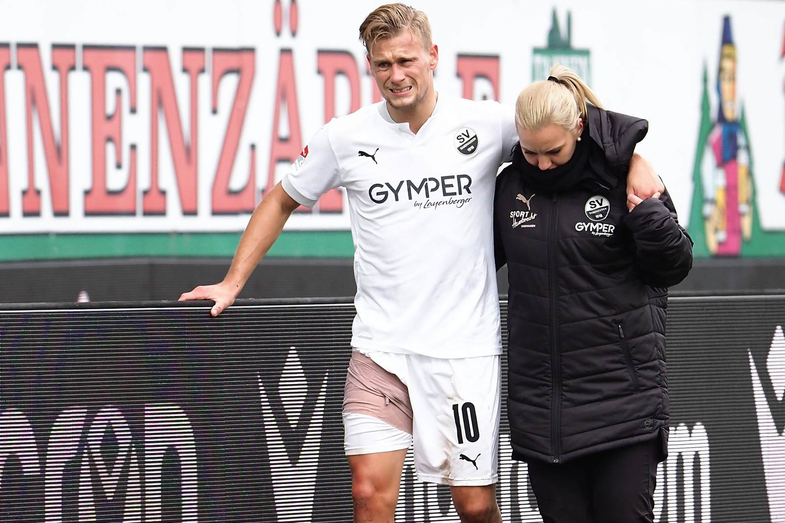 julius biada, sv sandhausen, 2. bundesliga Julius Biada beim SV Sandhausen