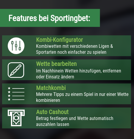 Features bei Sportingbet