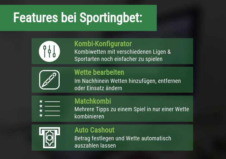 Features bei Sportingbet