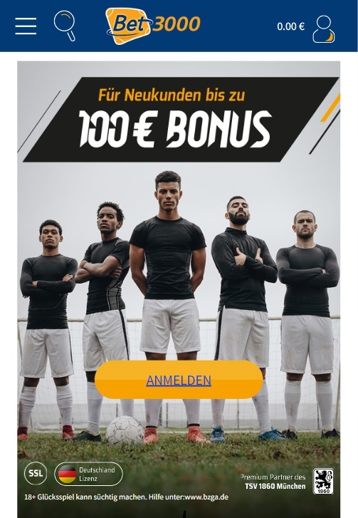 Bet3000 Bonus